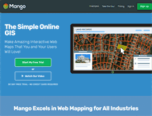 Tablet Screenshot of mangomap.com